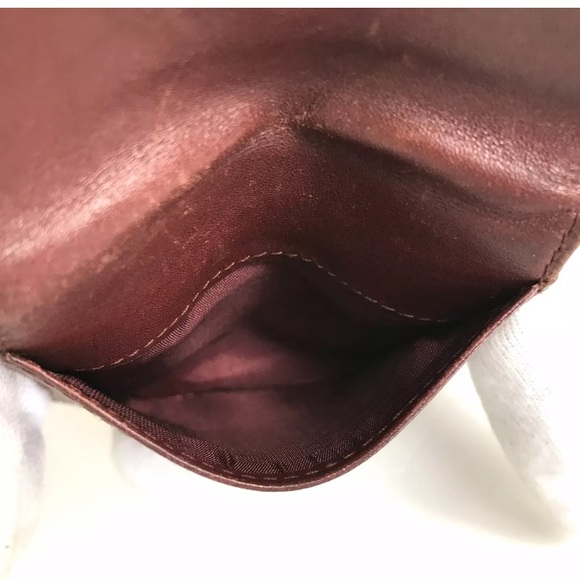 Cartier mast line Coin Purse wallet Bordeaux - Picture 9 of 12